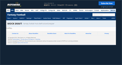 Desktop Screenshot of mockdraft.com