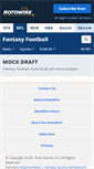 Mobile Screenshot of mockdraft.com